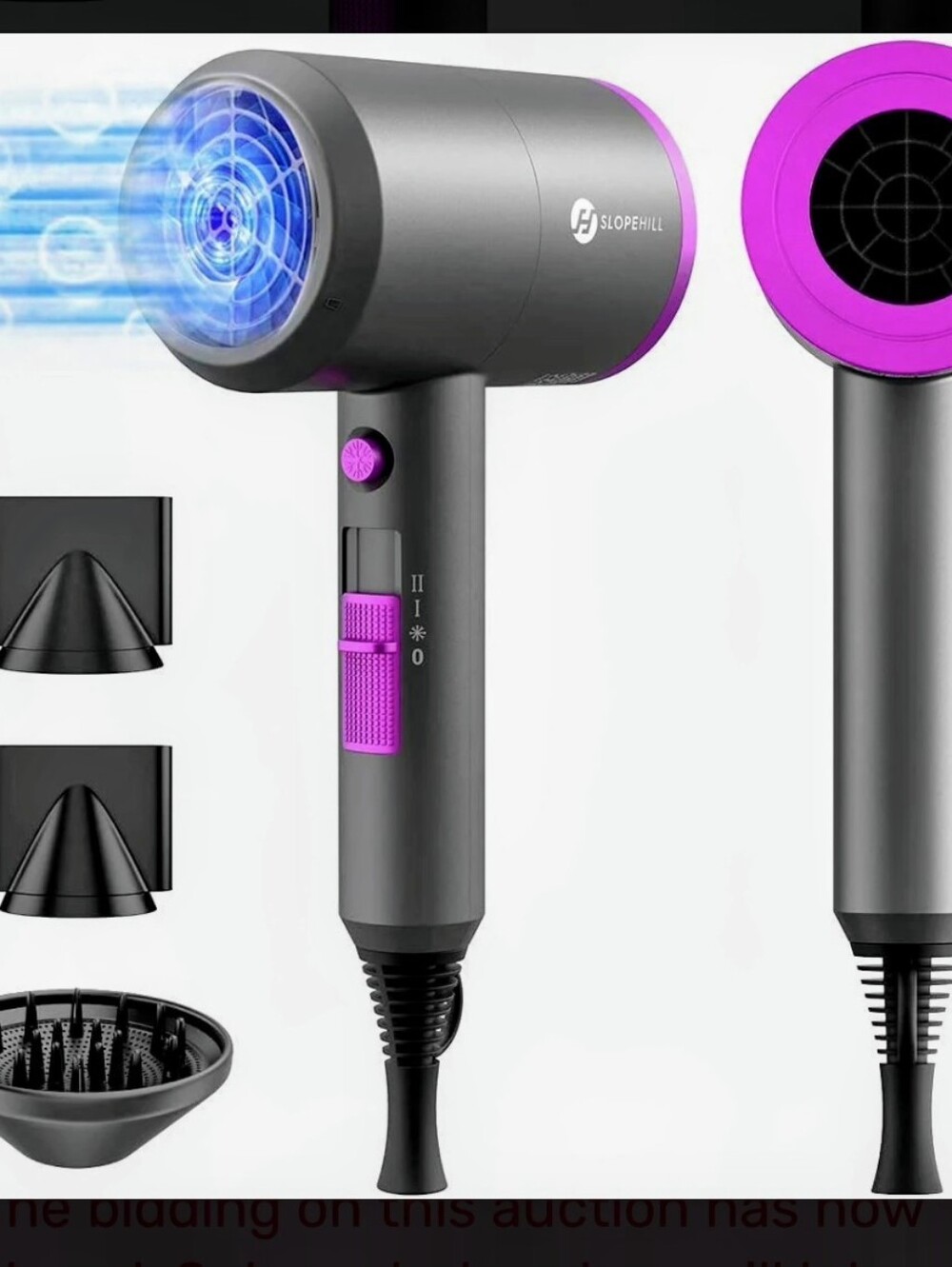 Compact IONIC Hair Dryer with Attachments